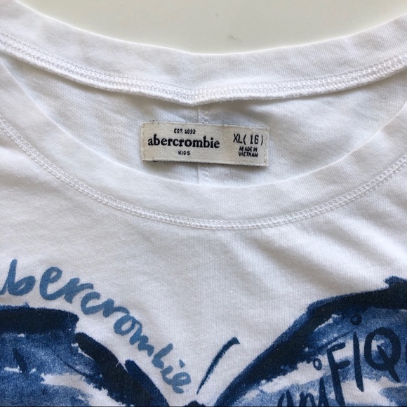 abercrombie kids Girl’s Painted Butterfly Tee XL (16) - Picture 4 of 6